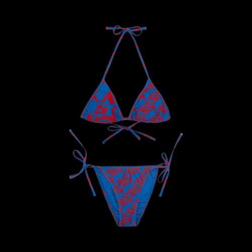 Sp5der 5Star Bikini 'Blue/Red'