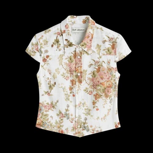 Our Legacy Daisy Shortsleeve Shirt 'Floral'
