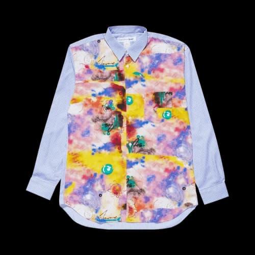 Comme des Garçons SHIRT x Futura Graphic Print Patchwork Shirt 'Multicolor'
