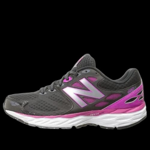 New Balance 680 Series Low-Top Black/Pink (Women's)