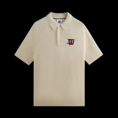 Kith For Wilson Cable Sweater Polo 'Seedpearl'