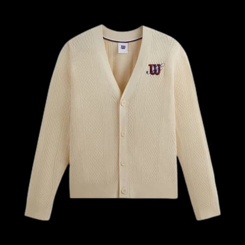 Kith For Wilson Sweater Cardigan 'Seedpearl'