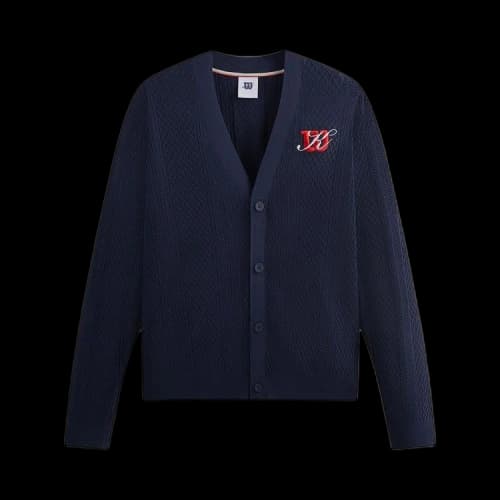Kith For Wilson Sweater Cardigan 'Navy Blazer'