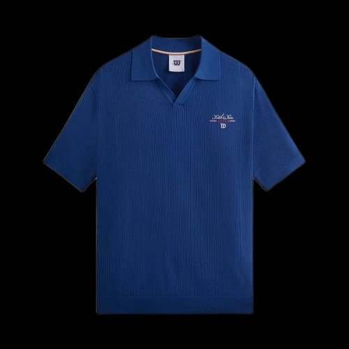 Kith For Wilson Cable Johnny Collar Polo 'Blue Quartz'