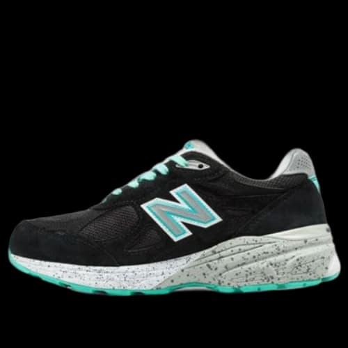 New Balance 990 Black/Green (Women's)