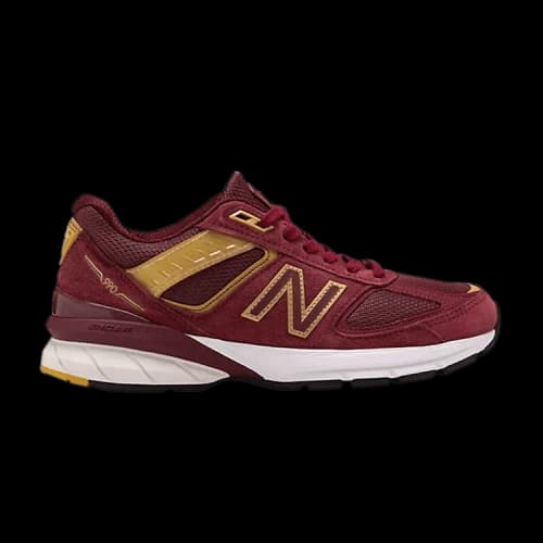 New Balance 990 v5 Made In USA Burgundy Gold