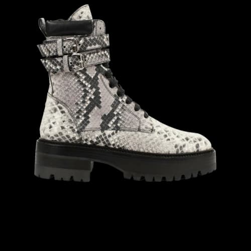 Amiri Combat Boot 'Embossed Snakeskin - Natural' (Women's)