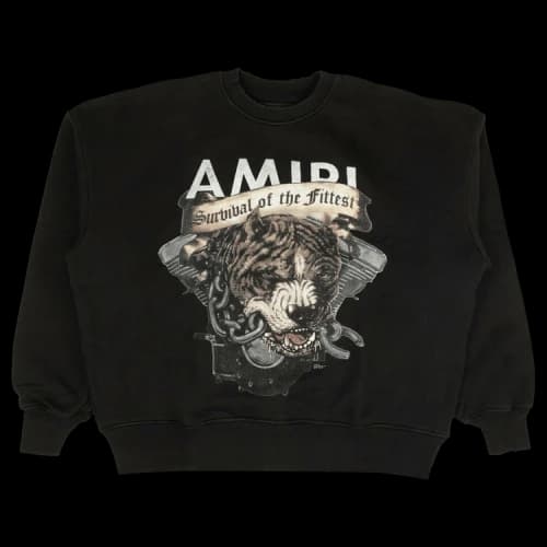 Amiri Pitbull Crewneck Sweatshirt 'Black'