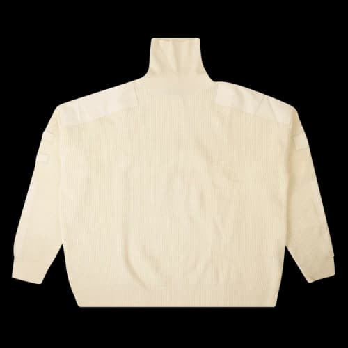 Amiri Military Patch Turtle Neck Sweater 'White'