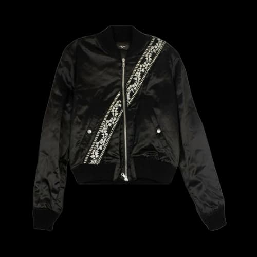 Amiri Guitar Strap Bomber Jacket 'Black'