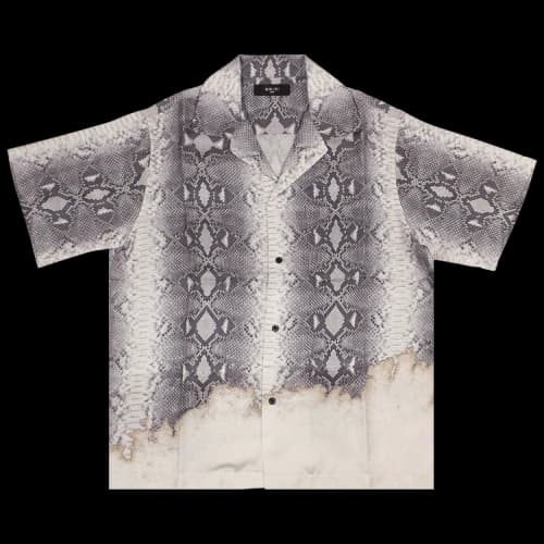Amiri Snakeskin Shirt 'Grey'