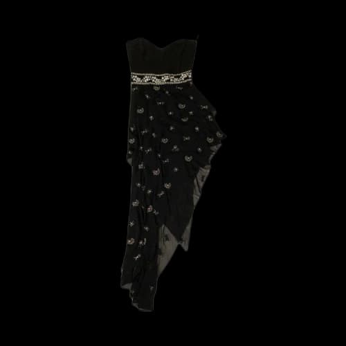 Amiri Embellished Strapless Dress 'Black'