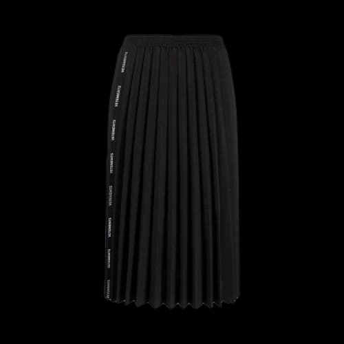 Vetements Plissee Logo Skirt 'Black'