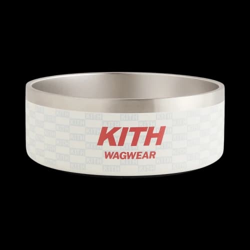 Kith x wagwear Metal Dog Bowl Sandrift