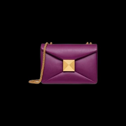 Valentino One Stud Mini Pouch 'Burgundy'