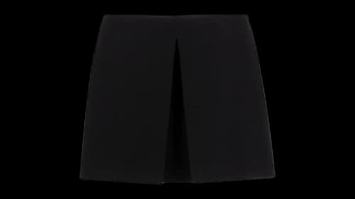 Valentino Women's Inverted Pleat-Detail Skort Black