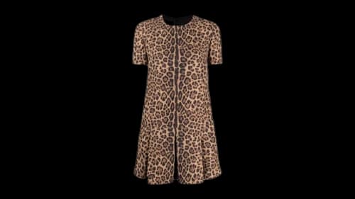 Valentino Women's Garavani Leopard Print Minidress Animalier