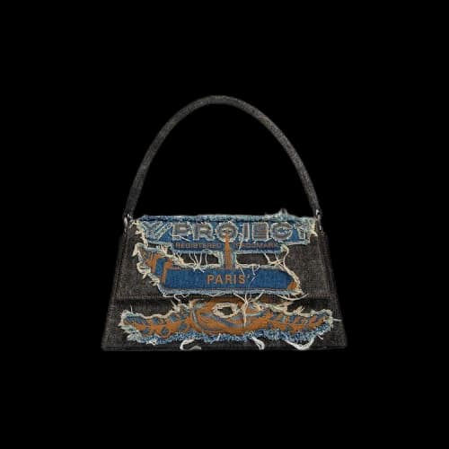 Y/Project Vintage Shoulder Bag 'Ice Blue'