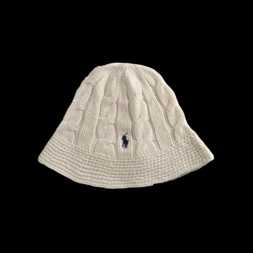 Polo Ralph Lauren Cable Bucket Hat 'Cream'