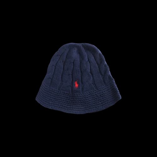 Polo Ralph Lauren Cable Bucket Hat 'Hunter Navy'