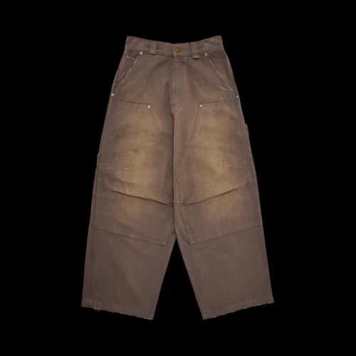Willy Chavarria Stockton Double Knee Pant 'Concrete'