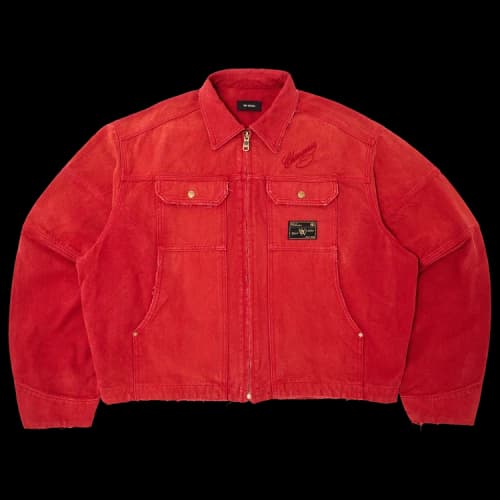 Willy Chavarria Stotckton Work Jacket 'Red'