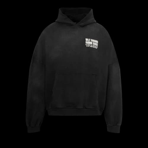 Willy Chavarria Fashion Services Hooligan Hoodie 'Black'