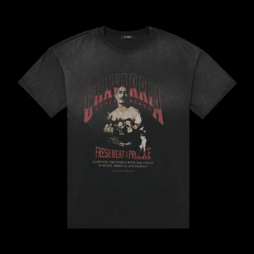 Willy Chavarria San Chachi Produce Easy Tee 'Black'