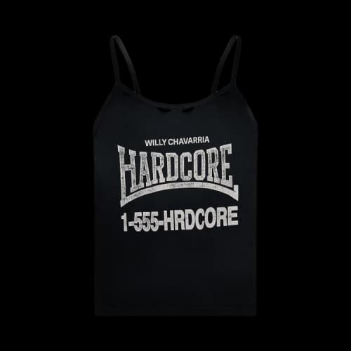 Willy Chavarria Hardcore Cholita Tank 'Black'