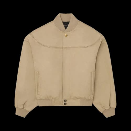 Willy Chavarria Gas Station Bomber Jacket 'Travertine'