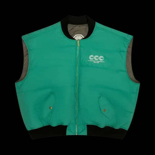 Willy Chavarria Reversible Vest 'Green'