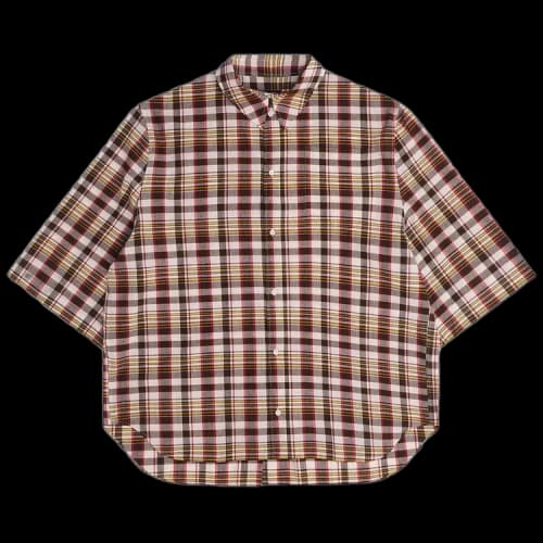 Willy Chavarria Hacienda Short-Sleeve Shirt 'Brown'