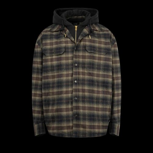 Willy Chavarria Ganadero Overshirt 'Olive'