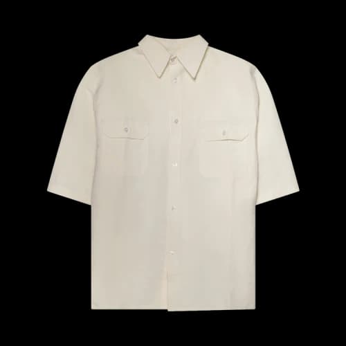 Willy Chavarria Short-Sleeve Corcoran Shirt 'White'