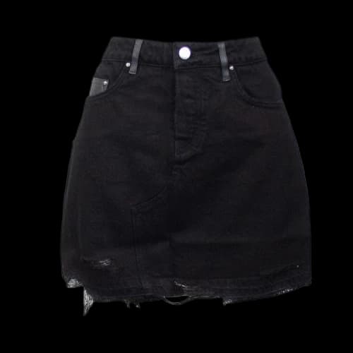 Amiri High Waist Skirt 'Black'