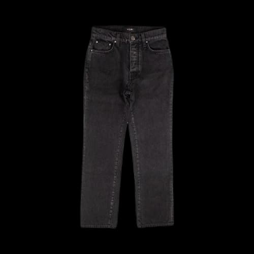 Amiri Cropped Straight Stack Jeans 'Black'