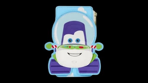 Loungefly Pixar D23 Exclusive Toy Car Story Buzz Lightyear Card Holder Blue
