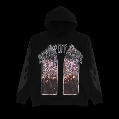 Who Decides War x A Boogie Wit Da Hoodie Better Off Alone Hoodie 'Black'