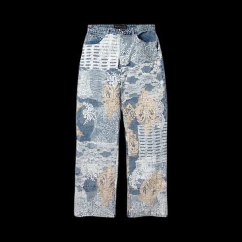 Who Decides War Grid Lace Denim 'Sky'