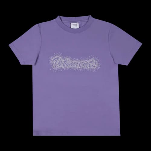 Vetements Bling Logo Fitted T-Shirt 'Lilac'
