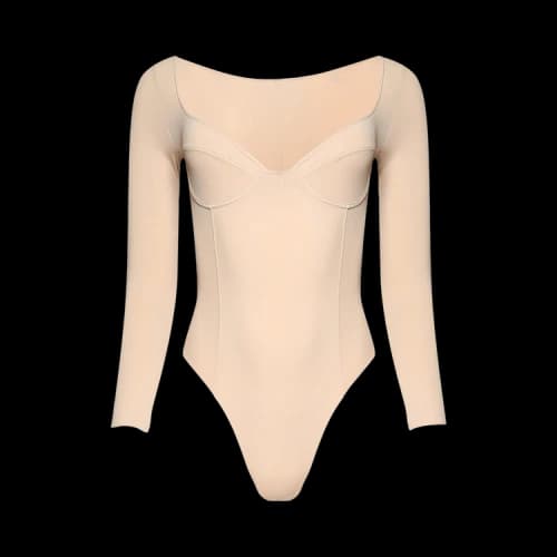 Vetements Decolette Bodysuit 'Tan'