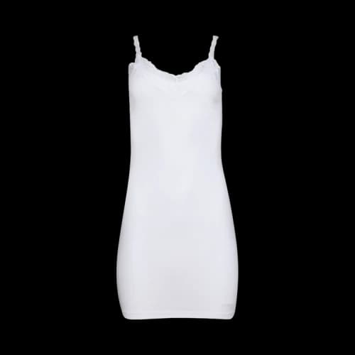 Vetements Lace Mini Tank Dress 'White'