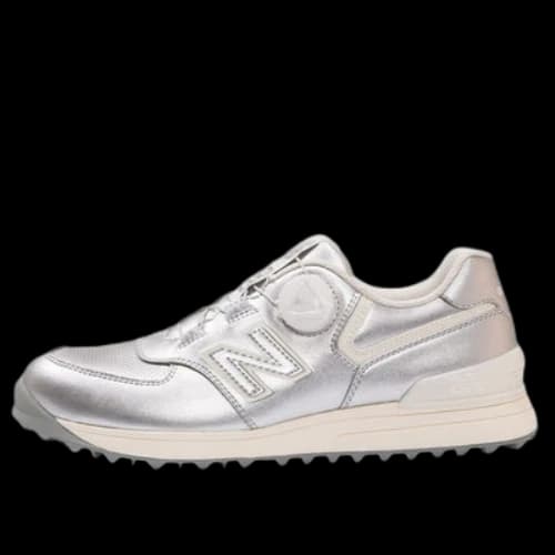 New Balance 574 V3 BOA Golf Shoes 'Silver White' (Women's)