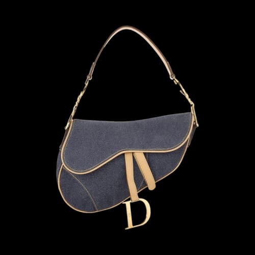 Kith Wgaca Dior Denim Saddle Bag 'Navy'