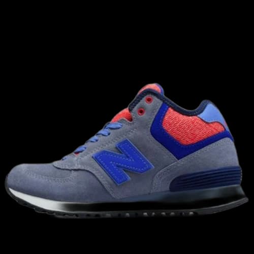 New Balance 574 Mid-Cut 'Gray Red Blue' (Women's)
