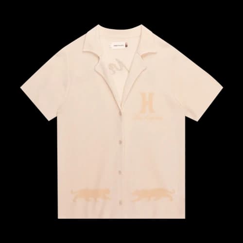 Honor The Gift Jungle Camp Short-Sleeve Shirt 'Bone'