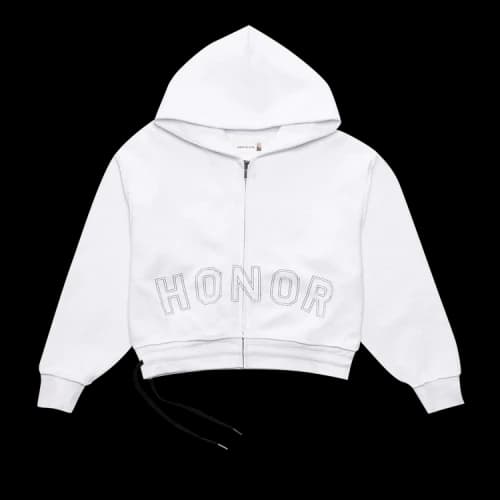 Honor The Gift Reversed Honoree Full Zip Hoodie 'White'