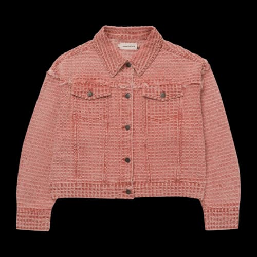 Honor The Gift Novelty Denim Jacket 'Brick'