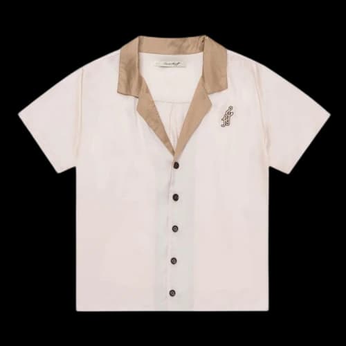 Honor The Gift Notes Camp Shirt 'Cream'