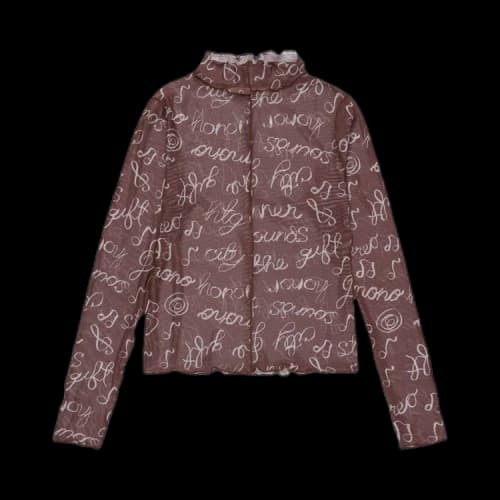 Honor The Gift Honor Lettuce Mock Neck Shirt 'Brown'